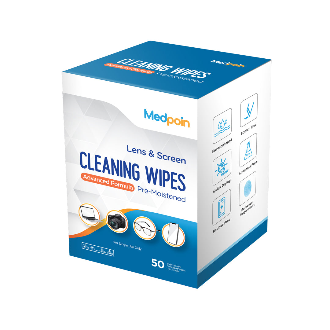 Medpoin - Lens & Screen Cleaning Wipes (1 Box)