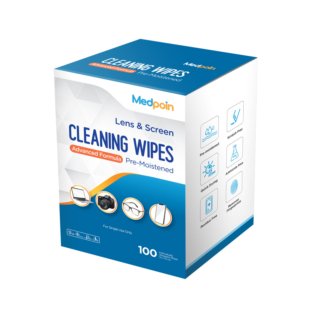 Medpoin - Lens & Screen Cleaning Wipes (1 Large Box)