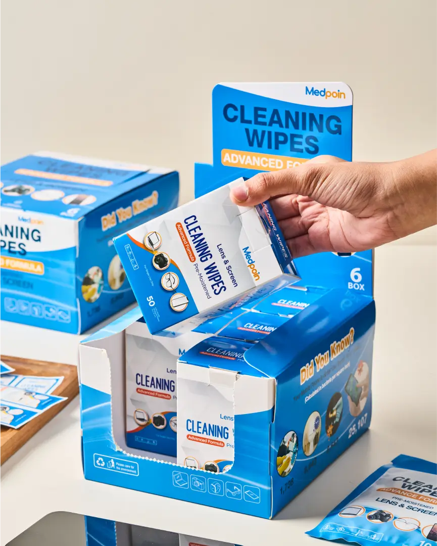 Medpoin - Lens & Screen Cleaning Wipes (1 Box)