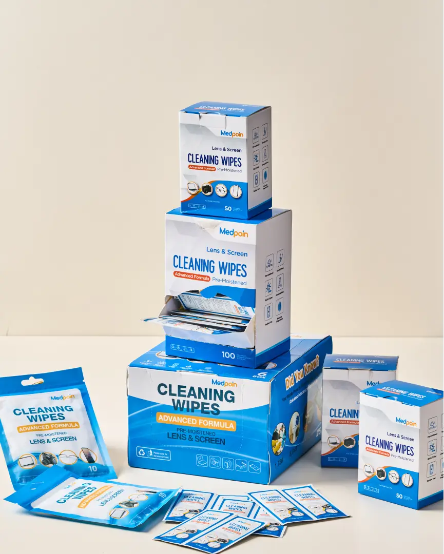 Medpoin - Lens & Screen Cleaning Wipes (1 Large Box)